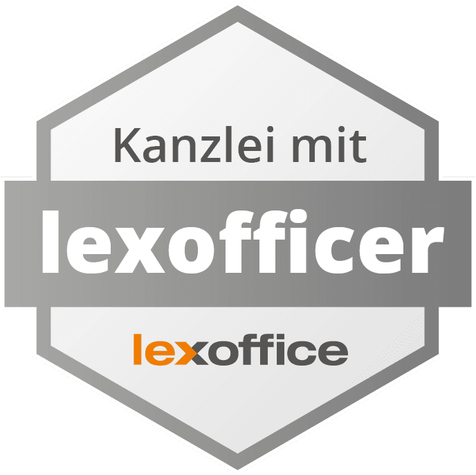 Siegel Kanzlei mit lexofficer